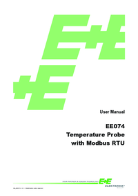 Thumbnail of document Manual - EE074 - Temperature Probe with Modbus RTU